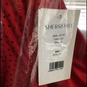 Sherri Hill Red Prom Dress